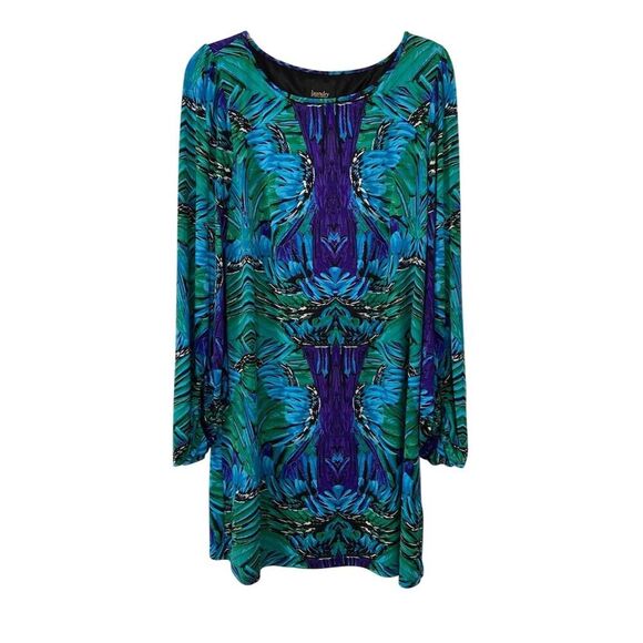 Laundry by Shelli Segal Boho Chic Resort Wear Maximalist Statement Dress Size 12 - Picture 1 of 10